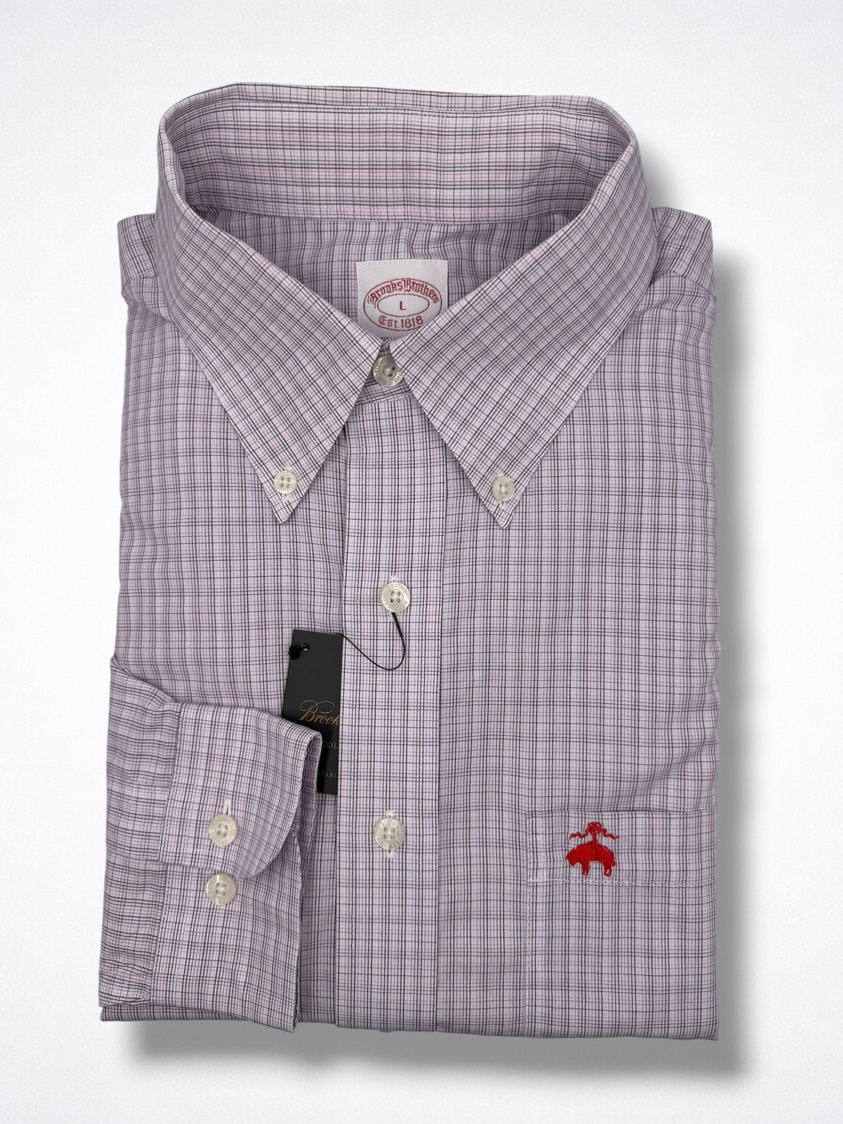 Camisa Brooks Brothers Classic Fit Manga Larga Talla XL
