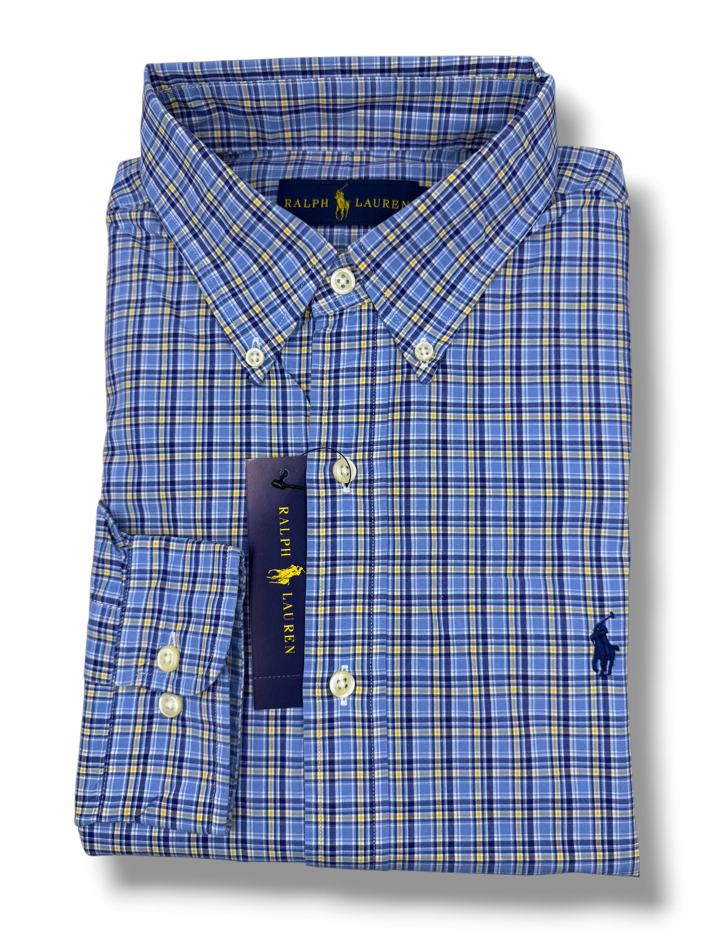 Camisa Polo Ralph Lauren Classic Fit Manga Larga Talla L