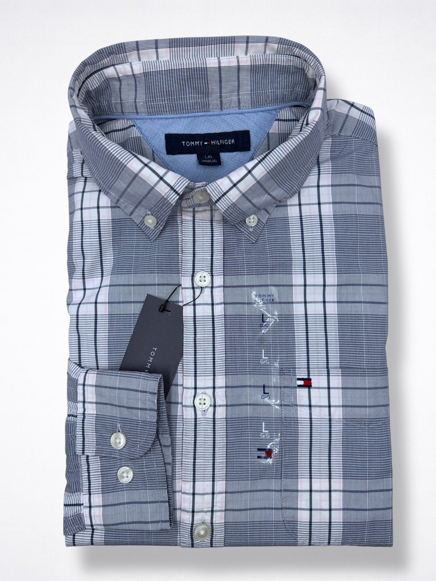 Camisa Tommy Hilfiger Classic Fit Manga Larga Talla M