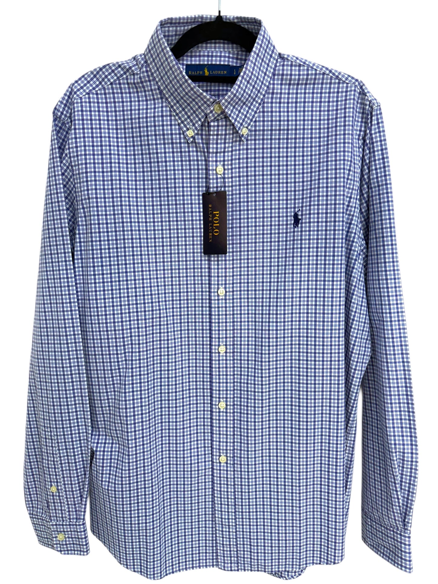 Camisa Polo Ralph Lauren Classic Fit Manga Larga Talla L