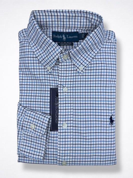Camisa Polo Ralph Lauren Custom Fit Manga Larga Talla M
