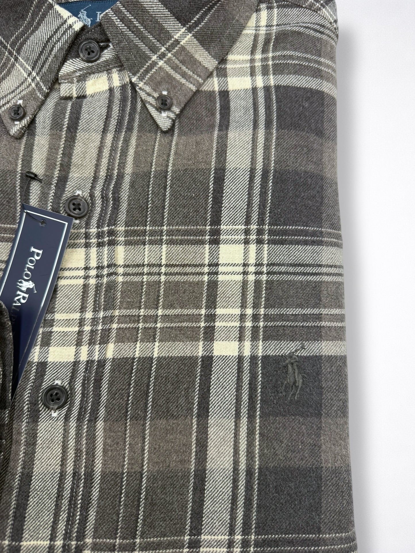 Camisa Polo Ralph Lauren Classic Fit Manga Larga Talla L