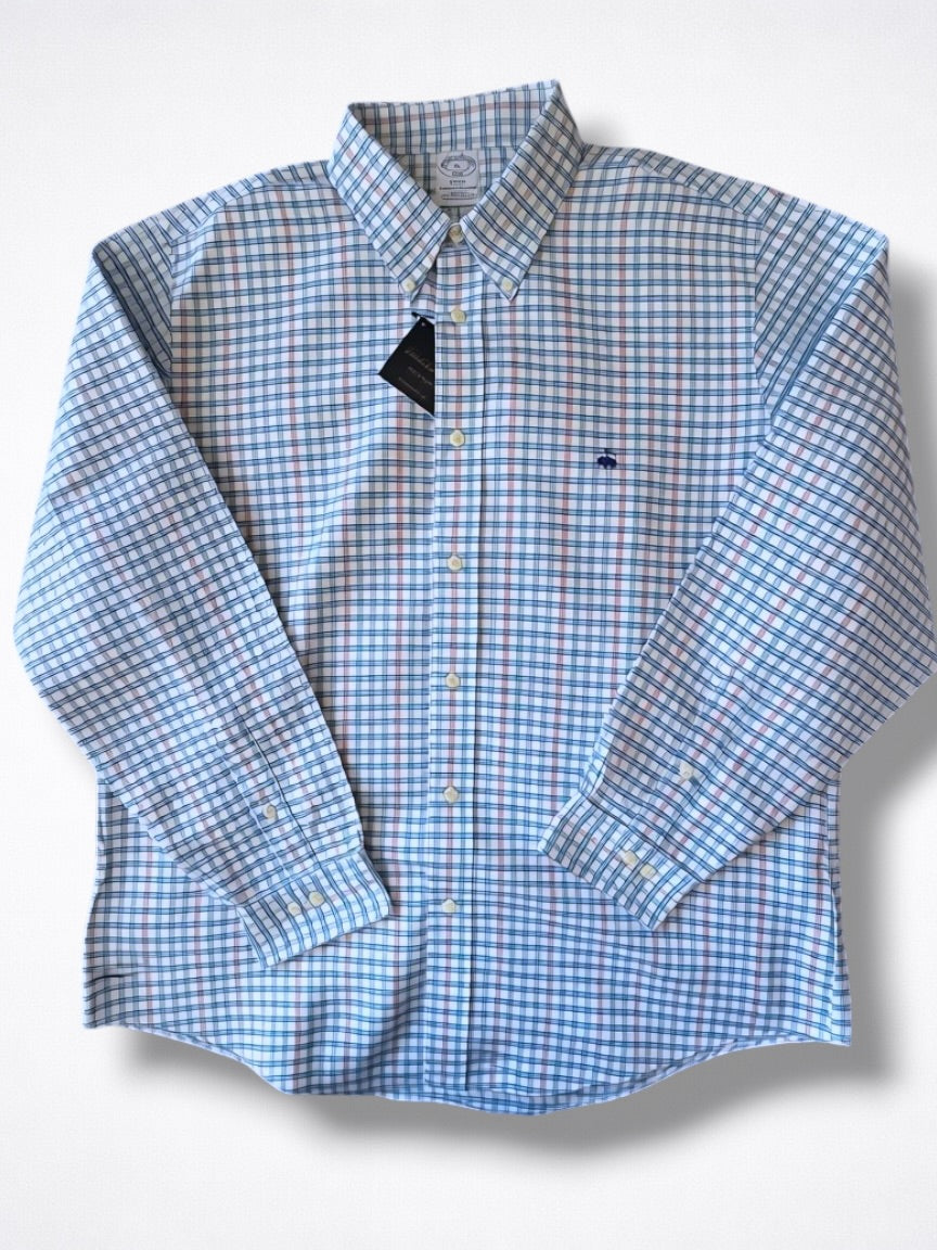Camisa Brooks Brothers Classic Fit Manga Larga Talla XL