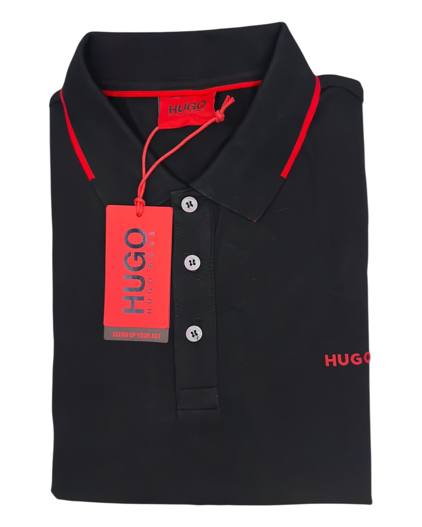 Playera Hugo Regular Fit Tipo Polo Talla S