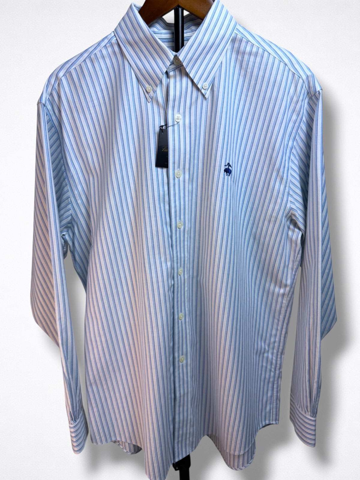 Camisa Brooks Brothers Classic Fit Manga Larga Talla L