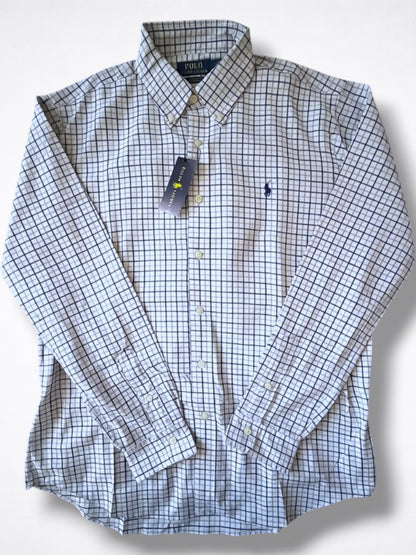 Camisa Polo Ralph Lauren Classic Fit Manga Larga Talla L