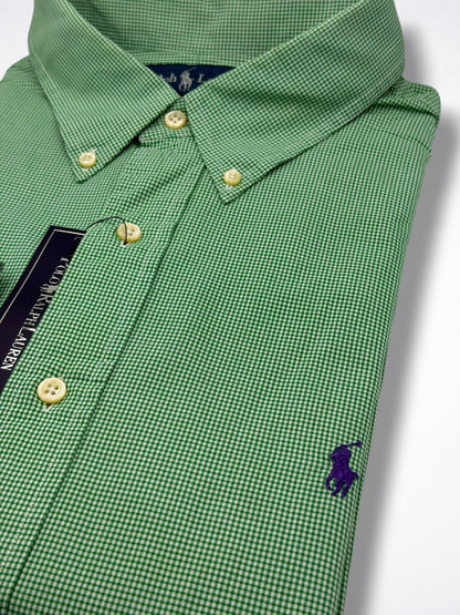Camisa Polo Ralph Lauren Custom Fit Manga Larga Talla XXL