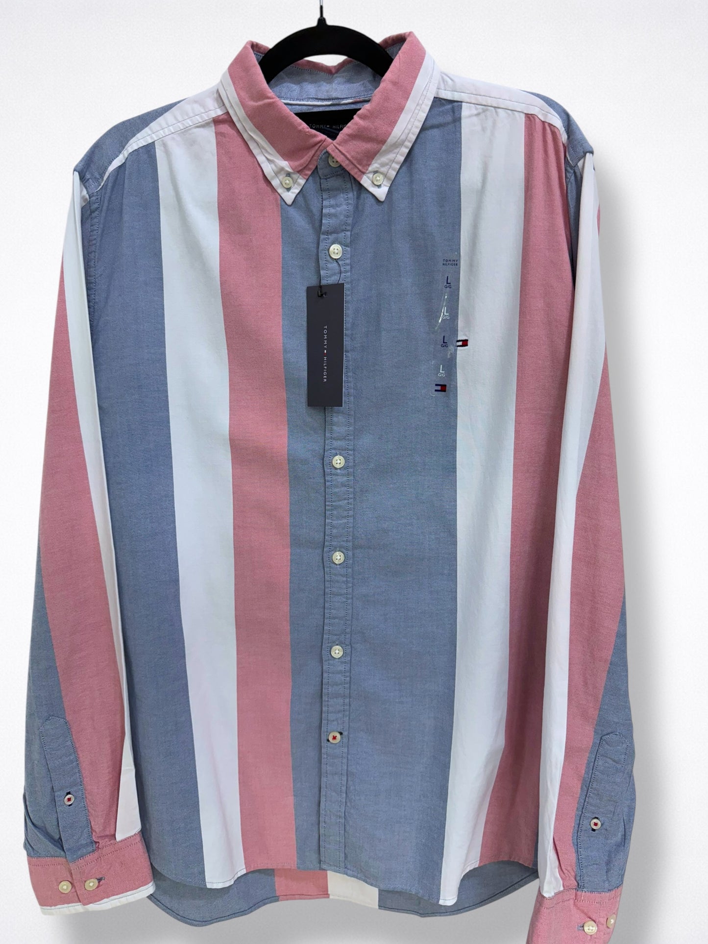 Camisa Tommy Hilfiger Slim Fit Manga Larga Talla L