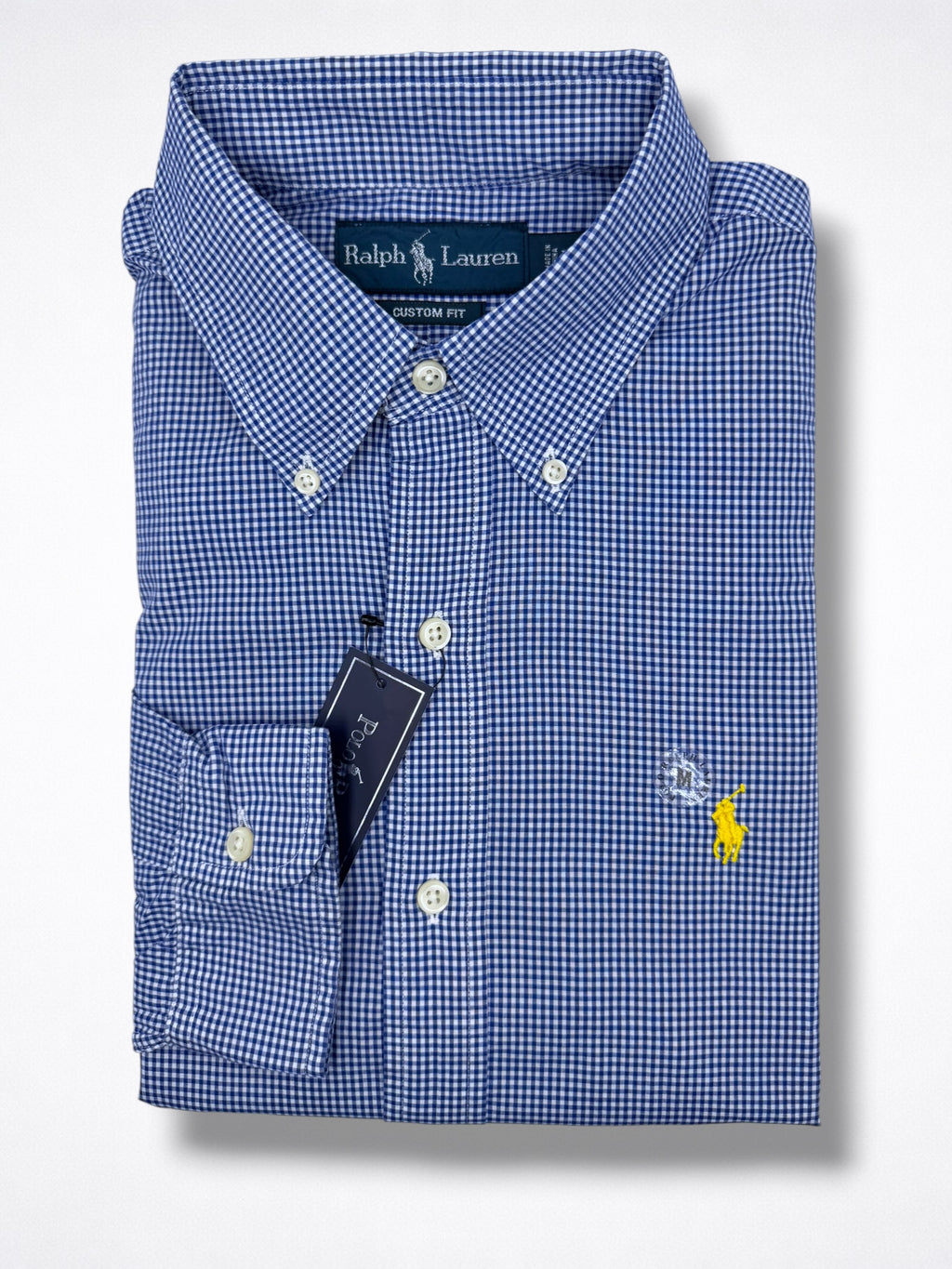 Camisa Polo Ralph Lauren Custom Fit Manga Larga Talla M