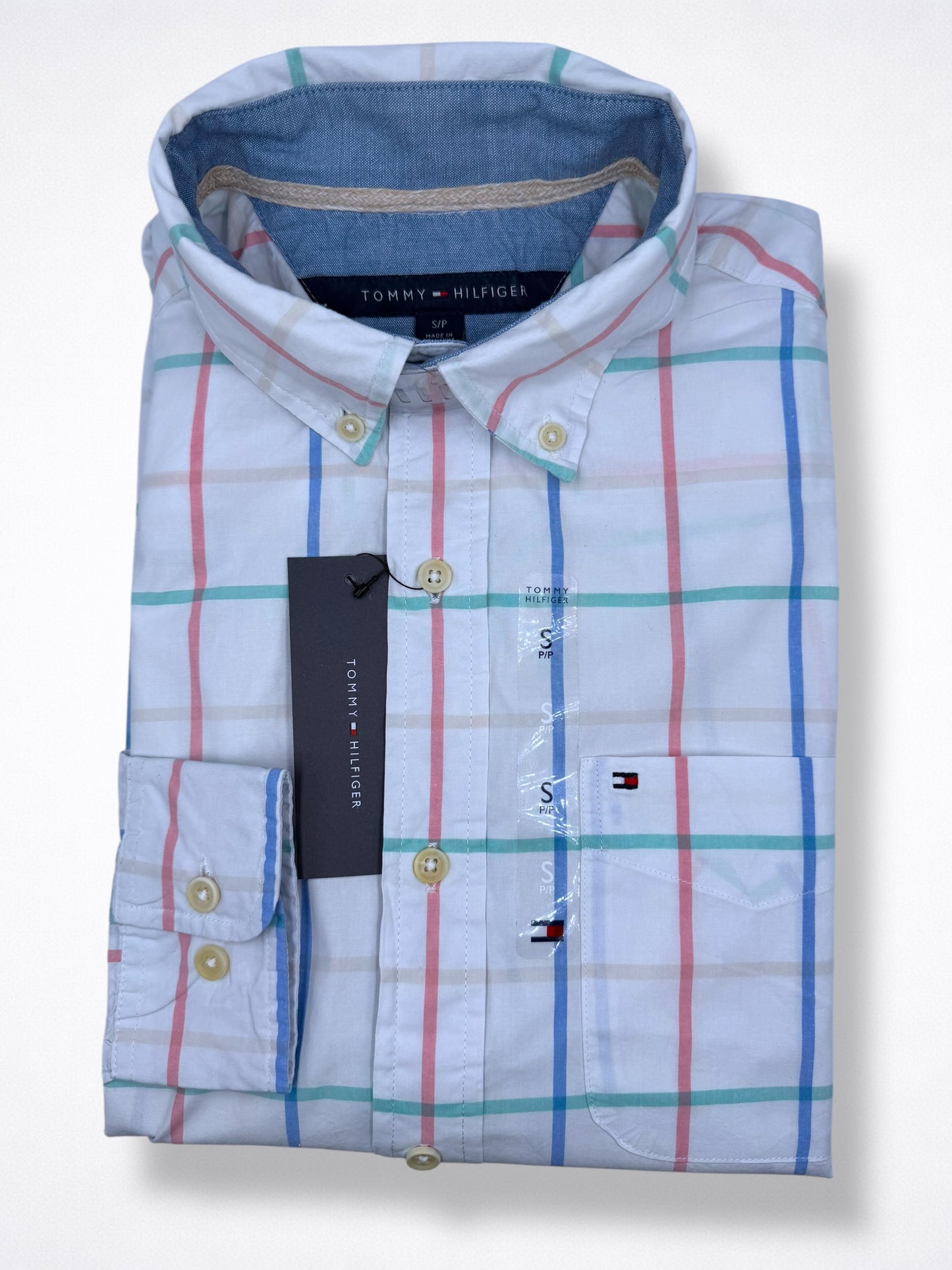 Camisa Tommy Hilfiger Classic Fit Manga Larga Talla S
