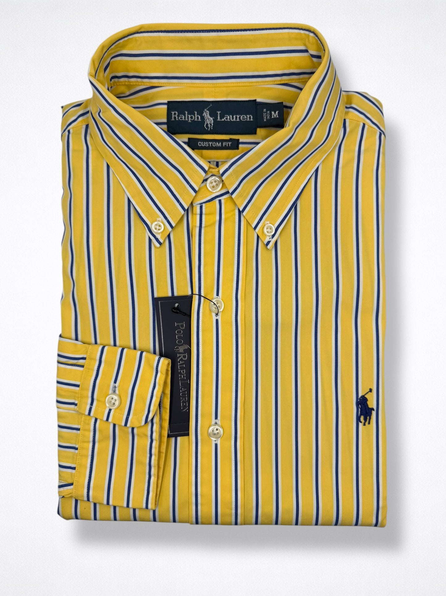 Camisa Polo Ralph Lauren Custom Fit Manga Larga Talla M