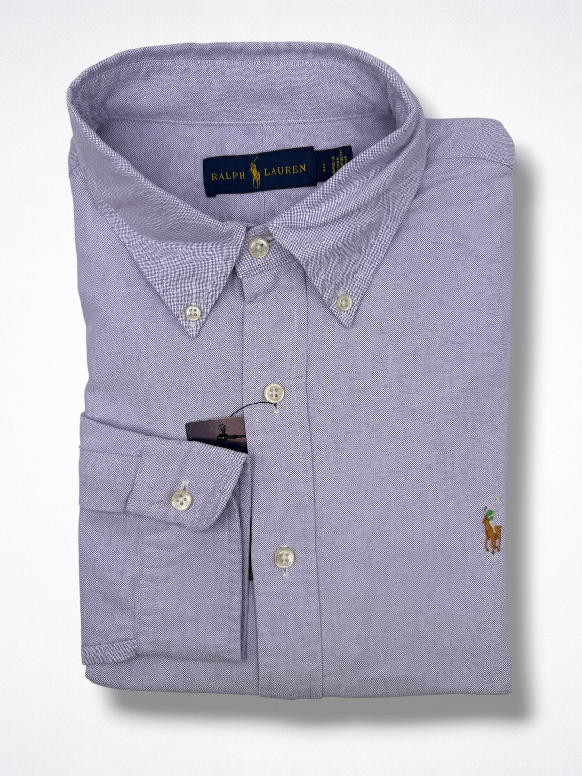 Camisa Polo Ralph Lauren Classic Fit Manga Larga Talla L