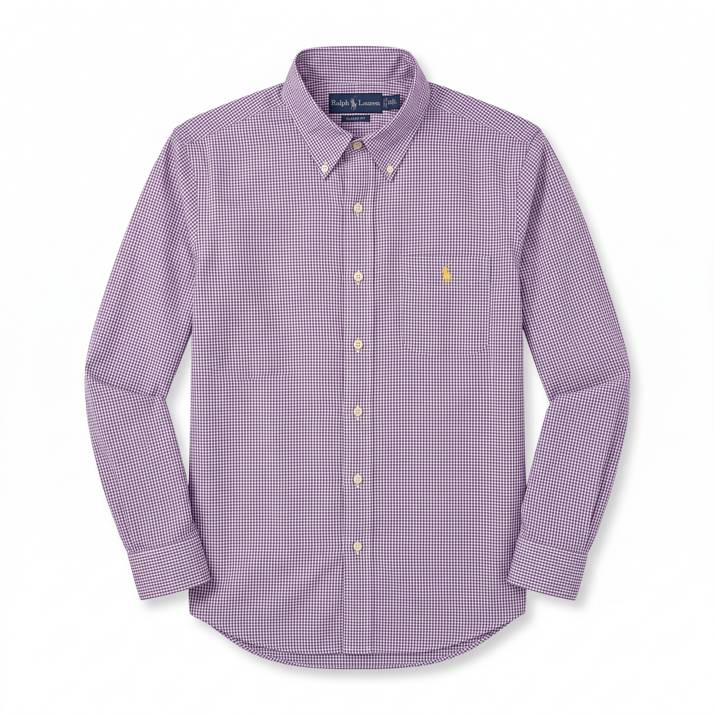 Camisa Polo Ralph Lauren Classic Fit manga larga talla L