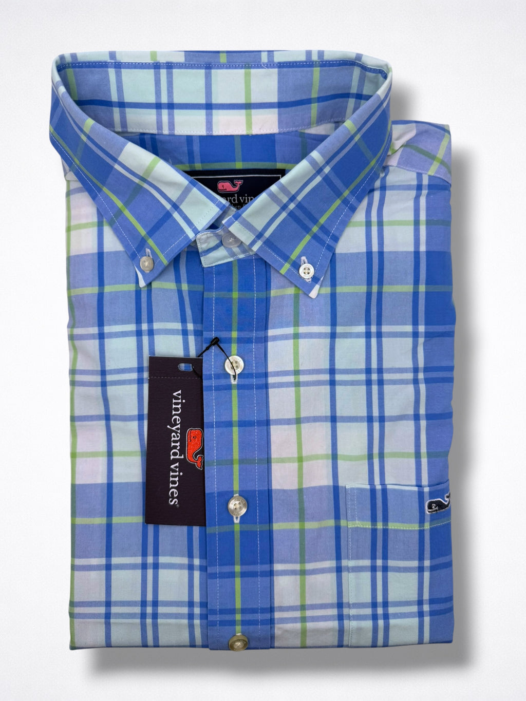 Camisa Vineyard Vines Classic Fit Manga Corta Talla XL