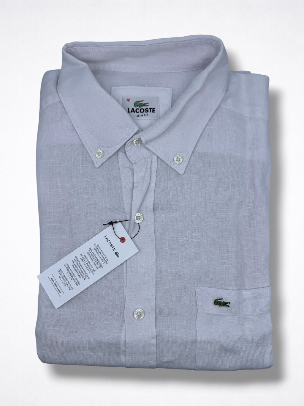 Camisa Lacoste Classic Fit manga corta talla M