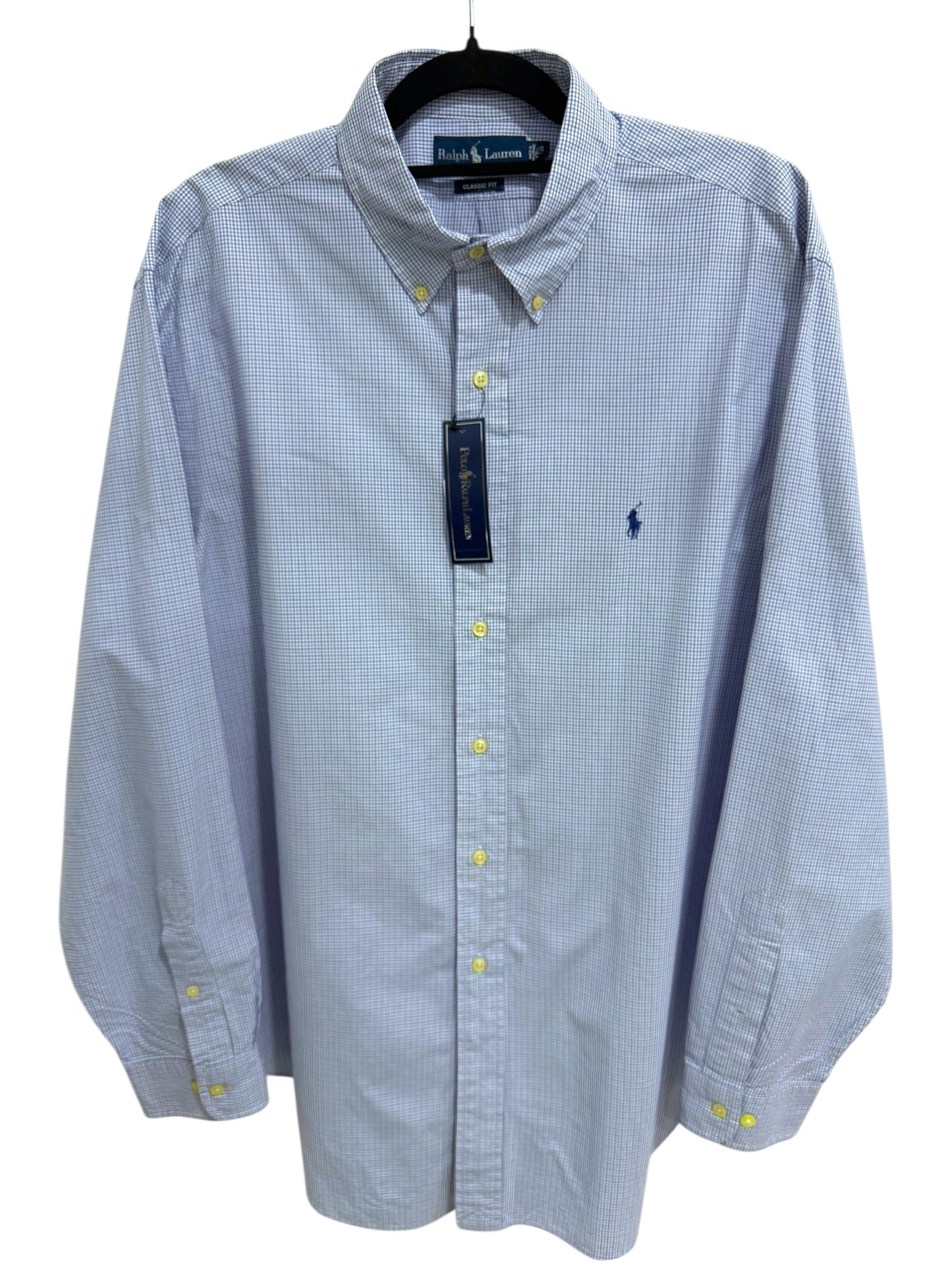 Camisa Polo Ralph Lauren Classic Fit Manga Larga Talla XL