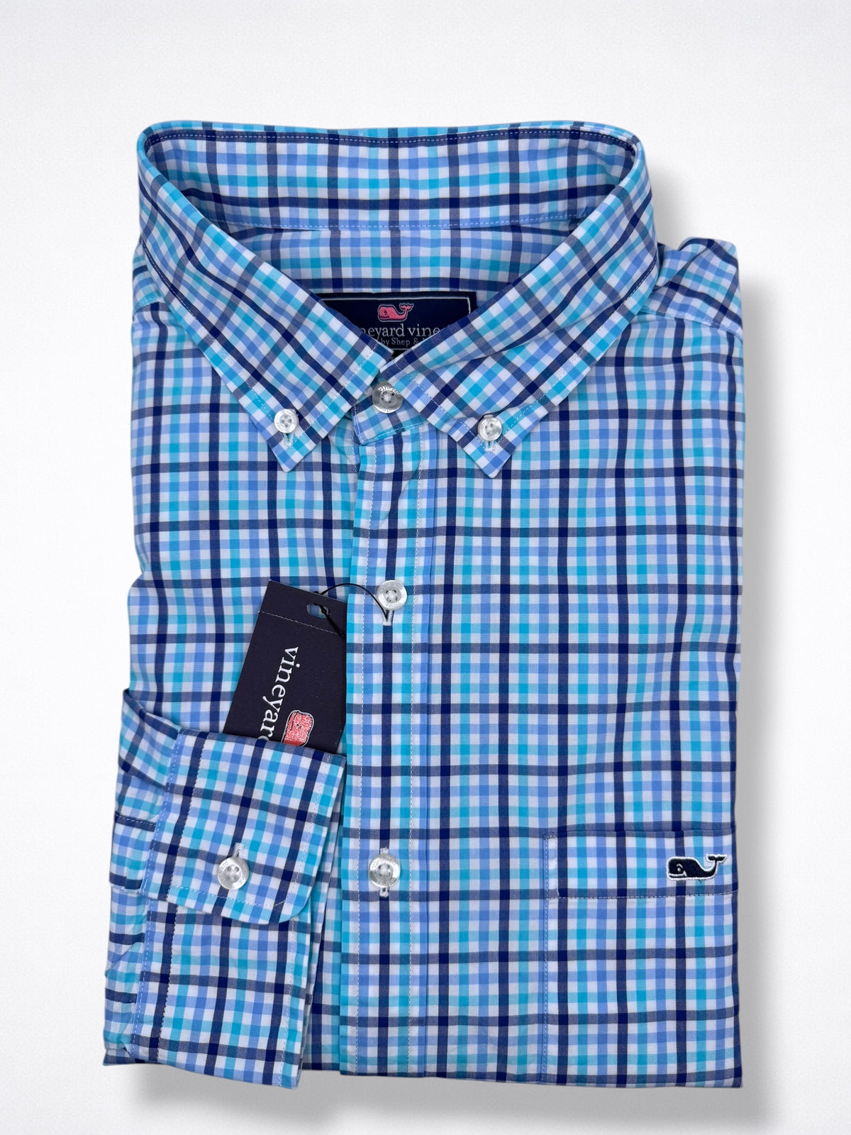 Camisa Vineyard Vines Classic Fit Manga Larga Talla L