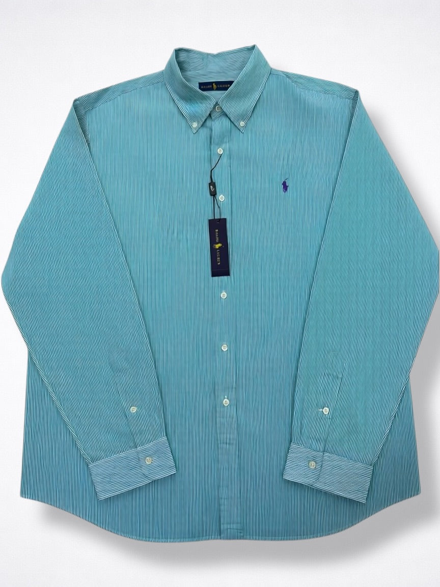 Camisa Polo Ralph Lauren Classic Fit Manga Larga Talla XXL