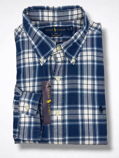 Camisa Polo Ralph Lauren Classic Fit Manga Larga Talla L
