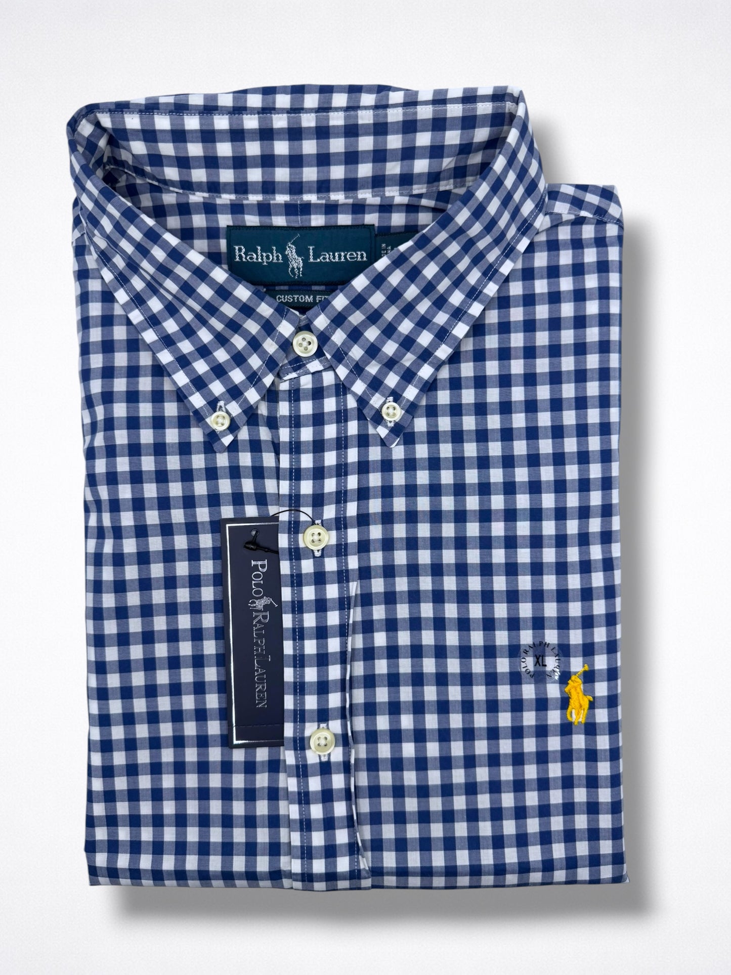 Camisa Polo Ralph Lauren Custom Fit Manga Corta Talla XL