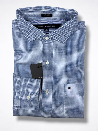 Camisa Tommy Hilfiger Custom Fit Manga Larga Talla M