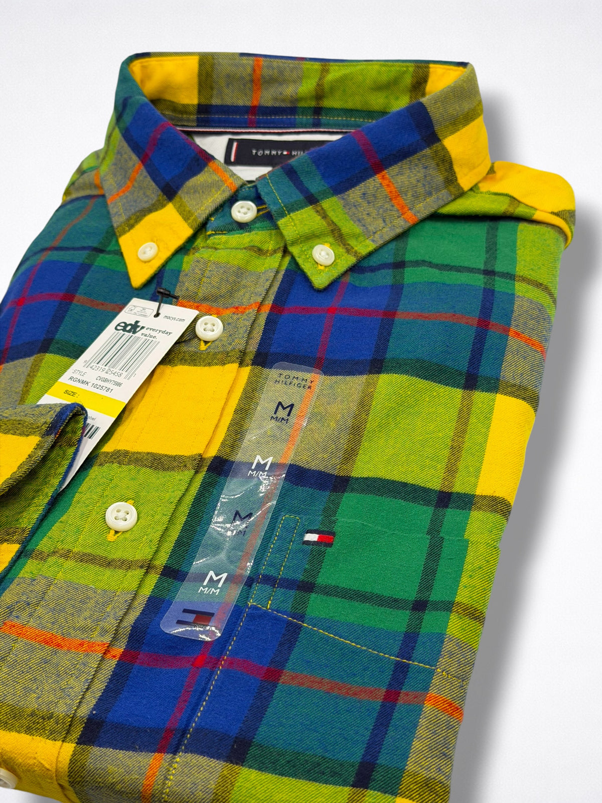 Camisa Tommy Hilfiger Classic Fit Manga Larga Talla M