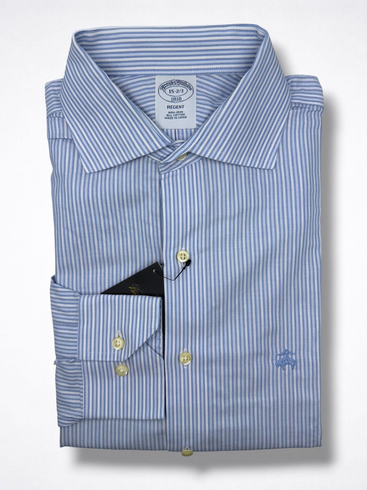 Camisa Brooks Brothers Slim Fit Manga Larga Talla M