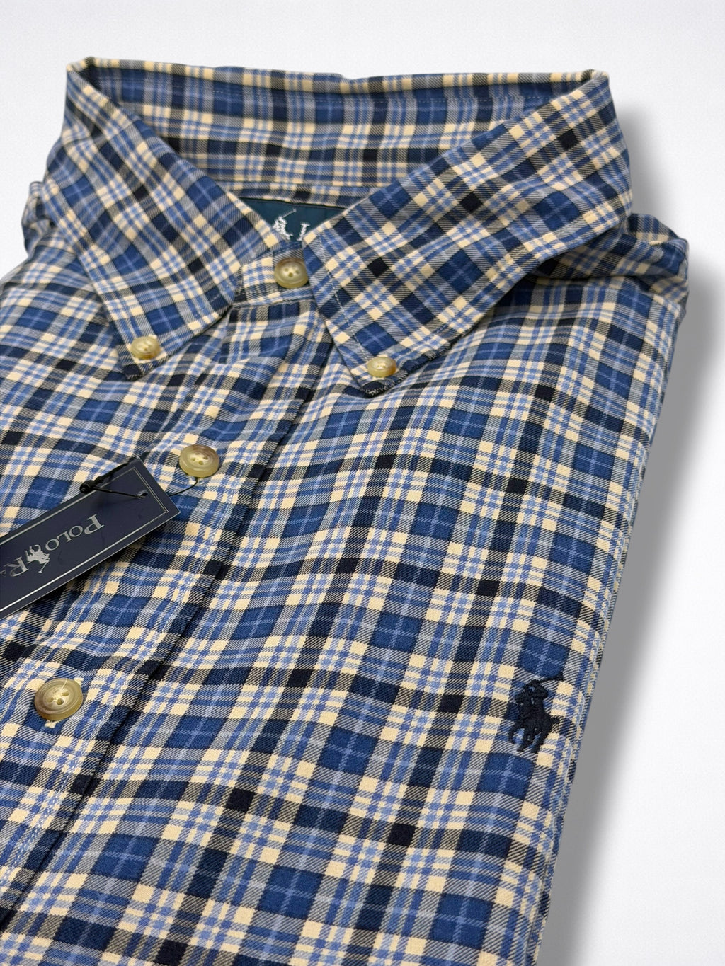 Camisa Polo Ralph Lauren Classic Fit Manga Larga Talla XL