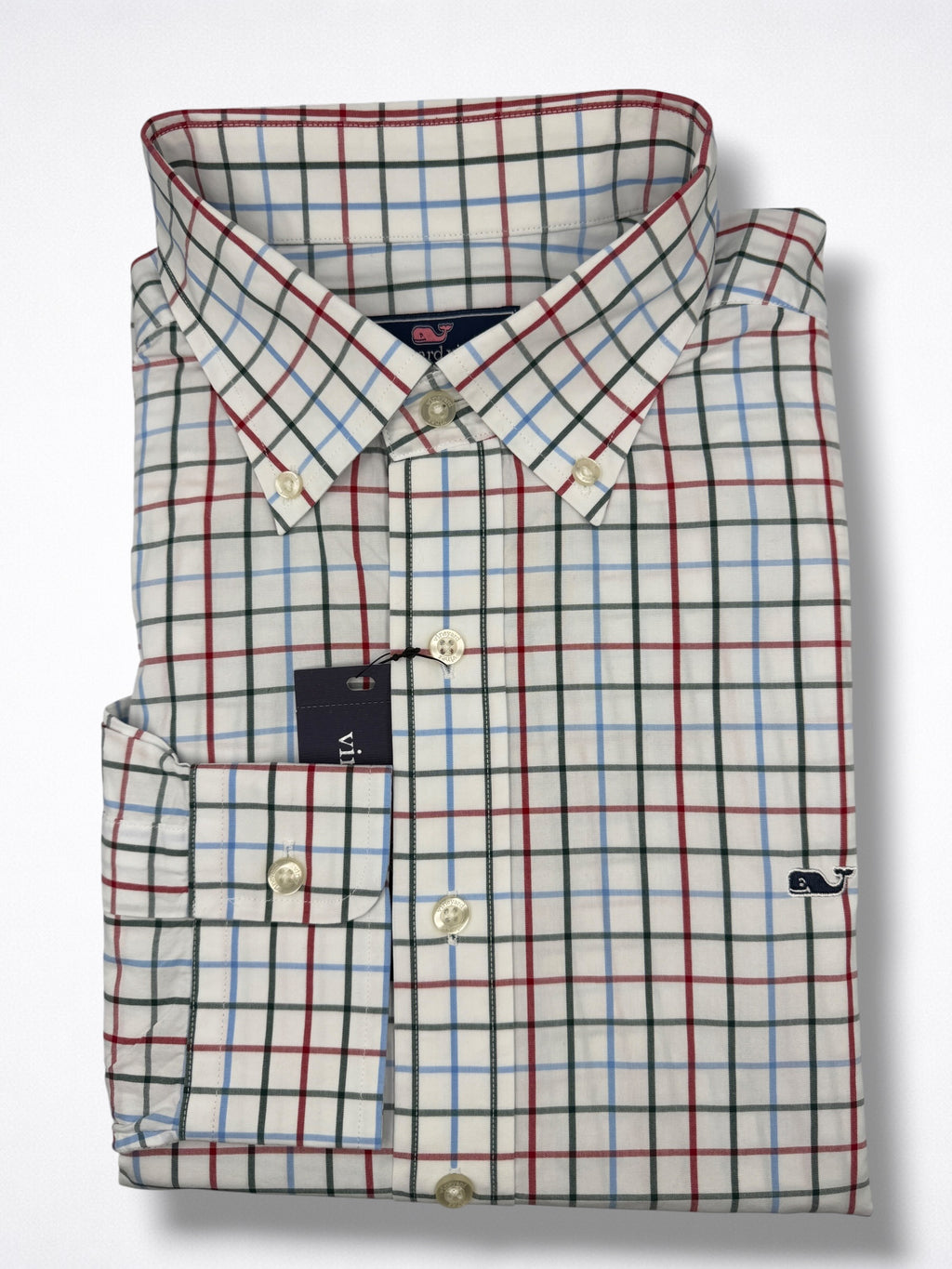 Camisa Vineyard Vines Clasic Fit manga larga talla XL