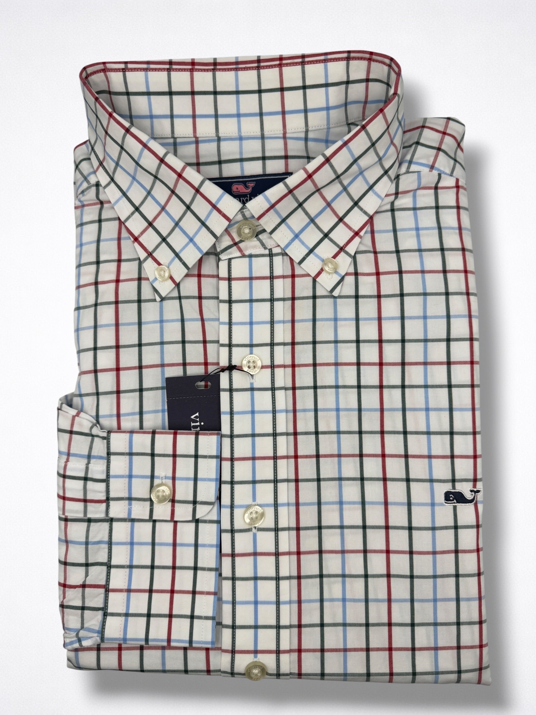 Camisa Vineyard Vines Clasic Fit manga larga talla XL