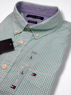 Camisa Tommy Hilfiger Classic Fit Manga Corta Talla L