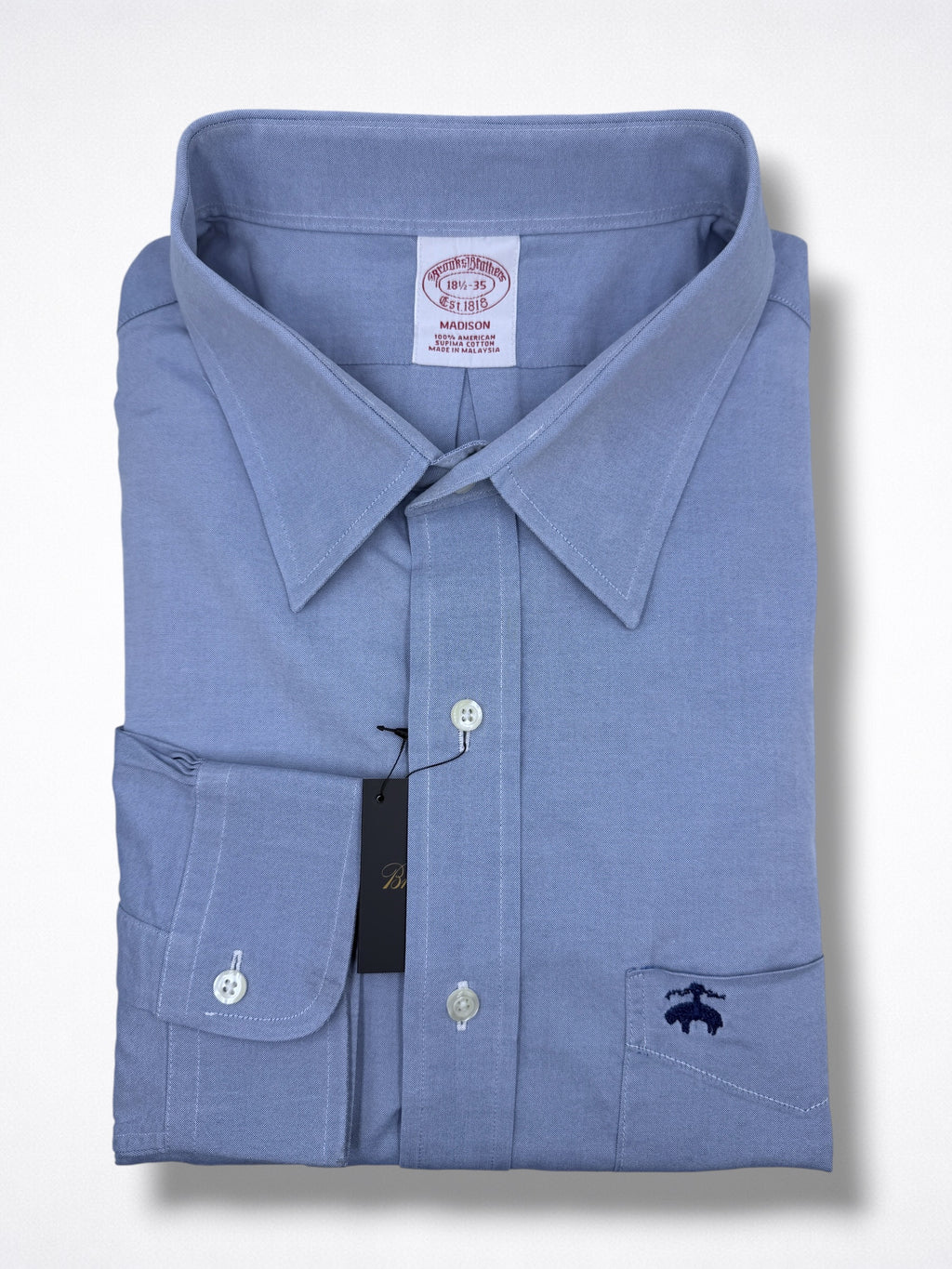 Camisa Brooks Brothers Classic Fit Manga Larga Talla XXL
