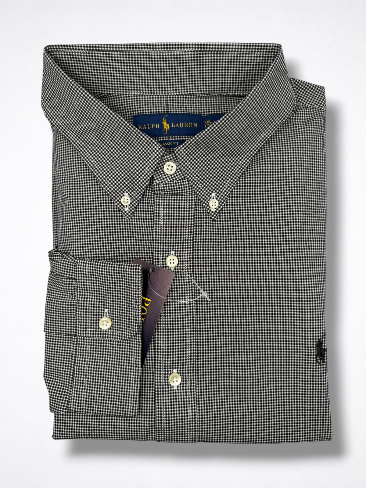 Camisa Polo Ralph Lauren Classic Fit manga larga talla XXL