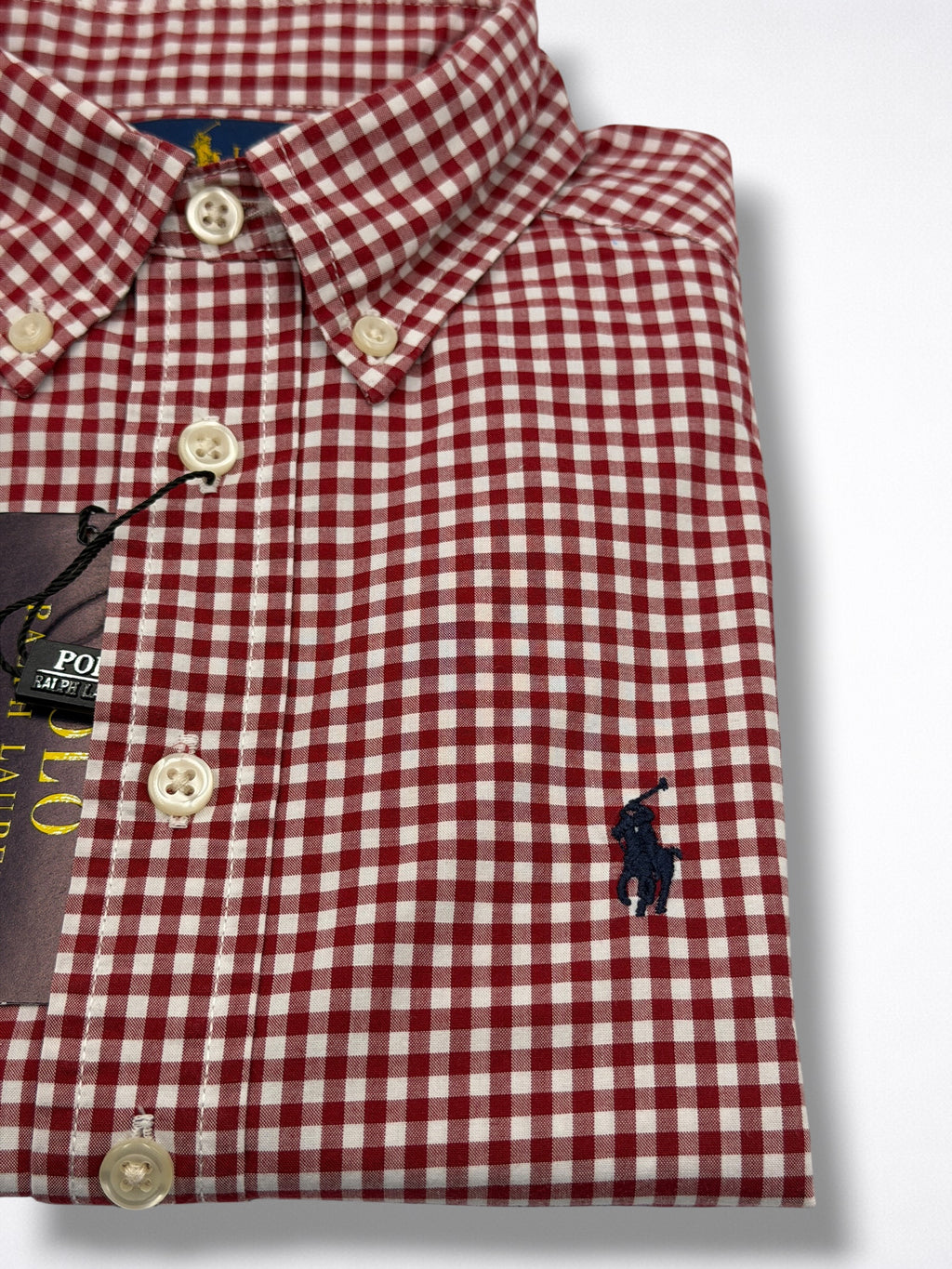 Camisa Polo Ralph Lauren Classic Fit manga larga talla 8 niño