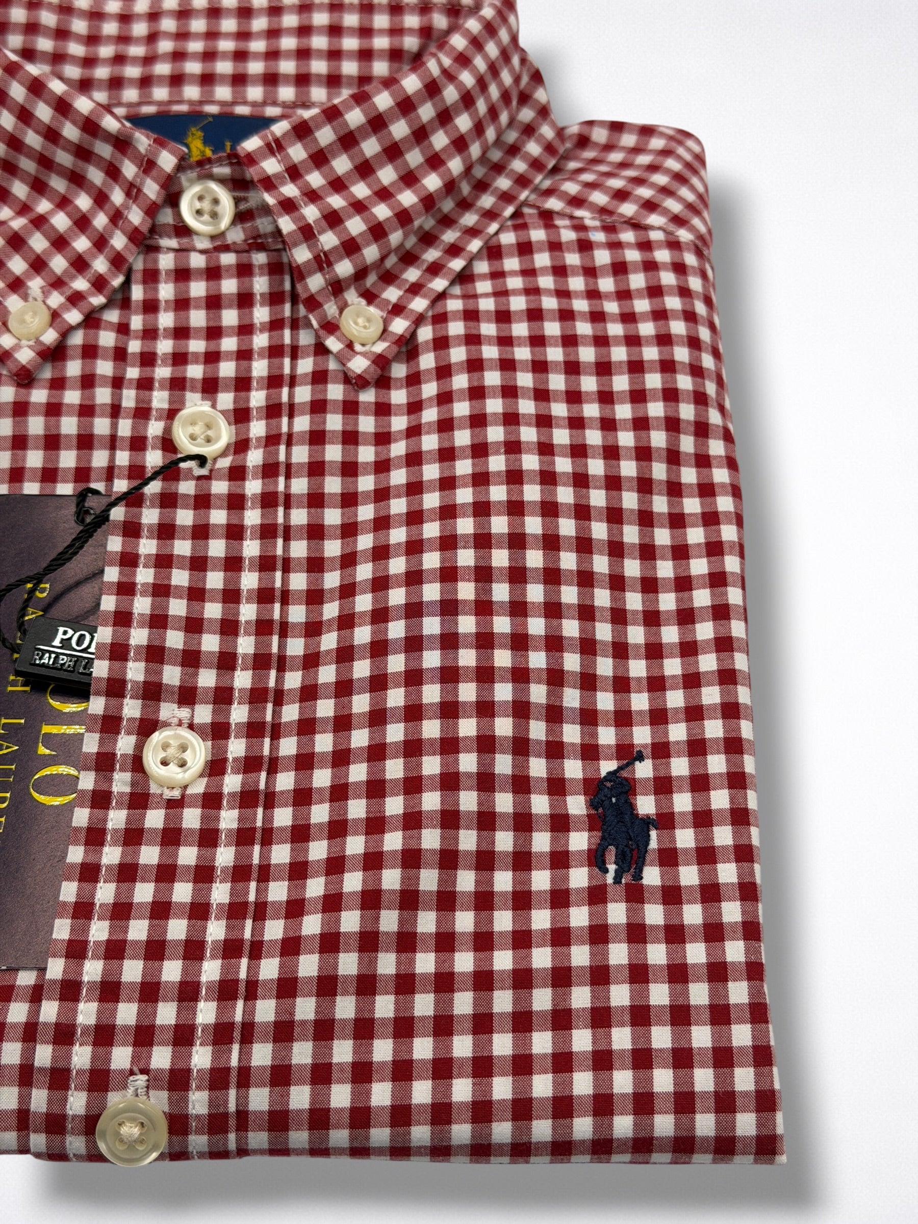 Camisa Polo Ralph Lauren Classic Fit manga larga talla 8 niño