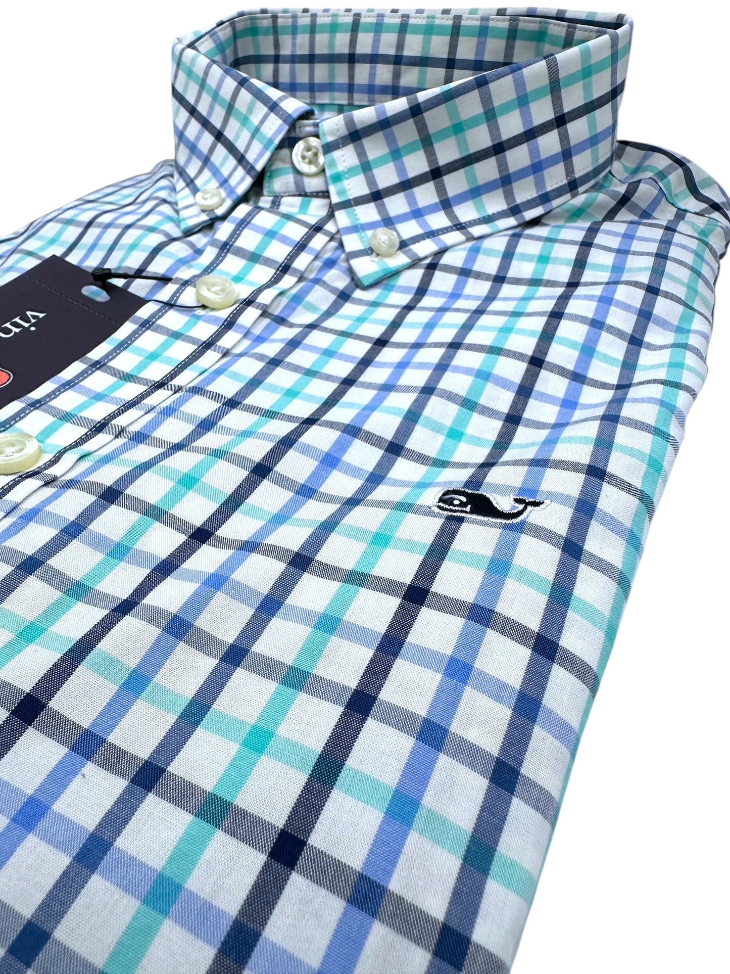 Camisa Vineyard Vines Custom Fit Manga Larga Talla S