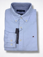 Camisa Tommy Hilfiger Custom Fit manga larga talla S