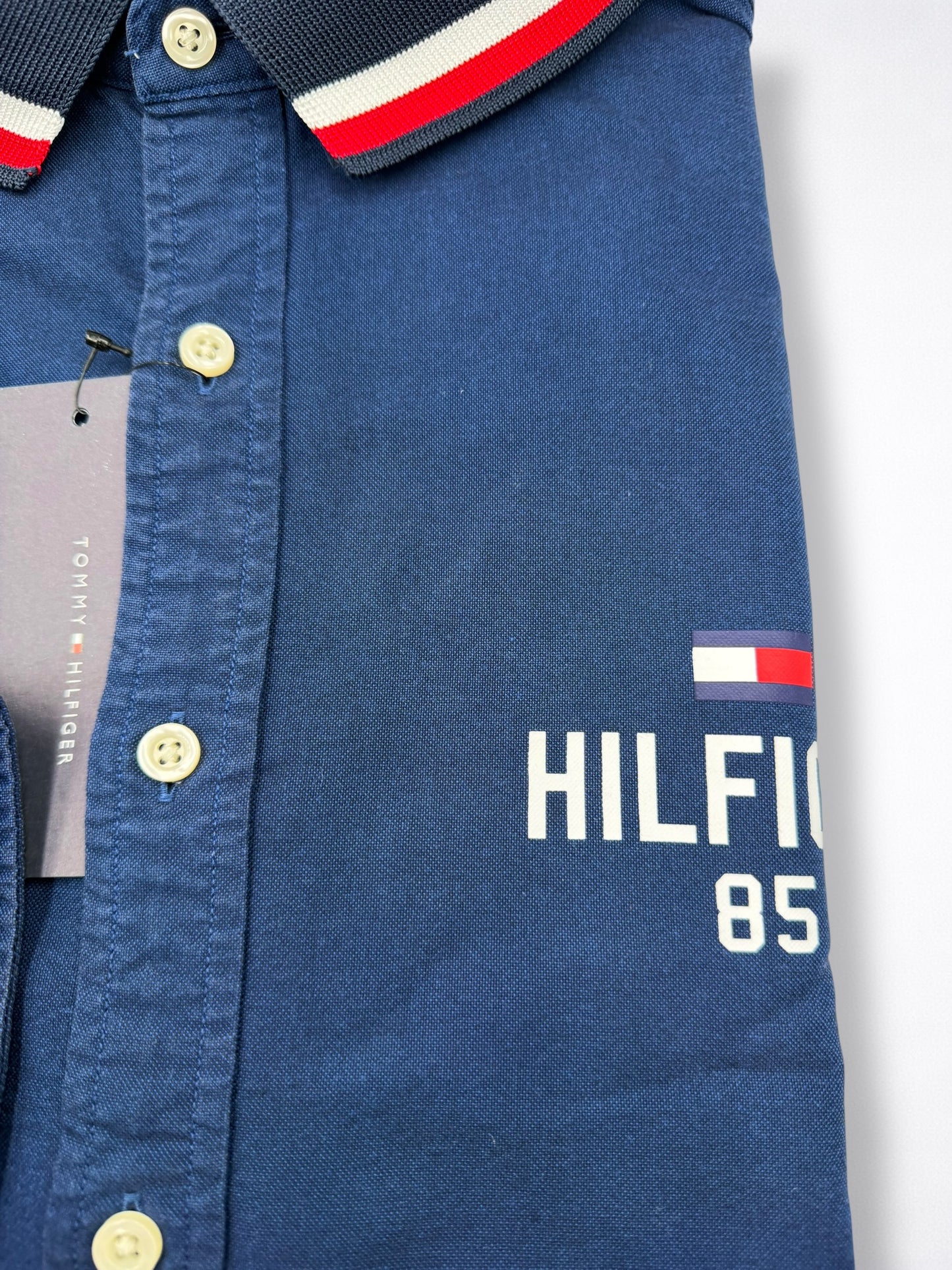 Camisa Tommy Hilfiger Custom Fit Manga Larga Talla XXL