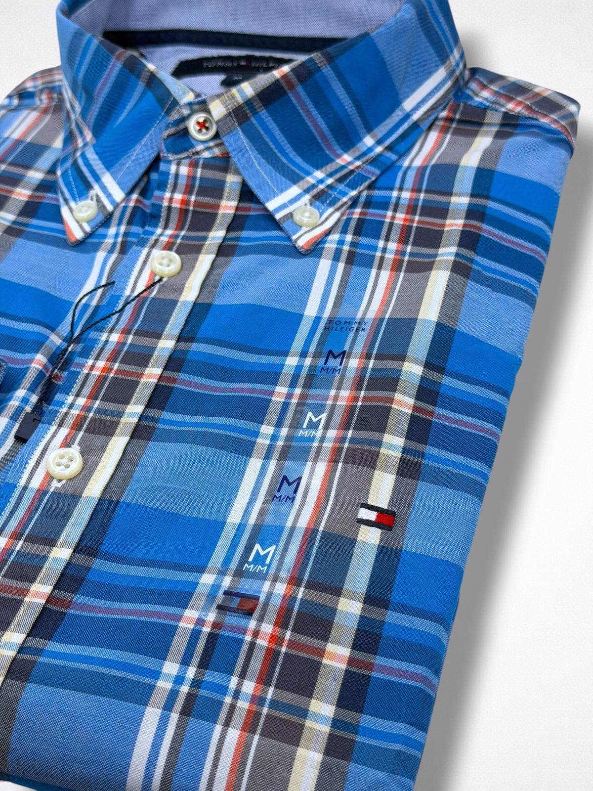 Camisa Tommy Hilfiger Custom Fit Manga Larga Talla M
