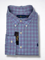 Camisa Polo Ralph Lauren Classic Fit manga larga talla XL