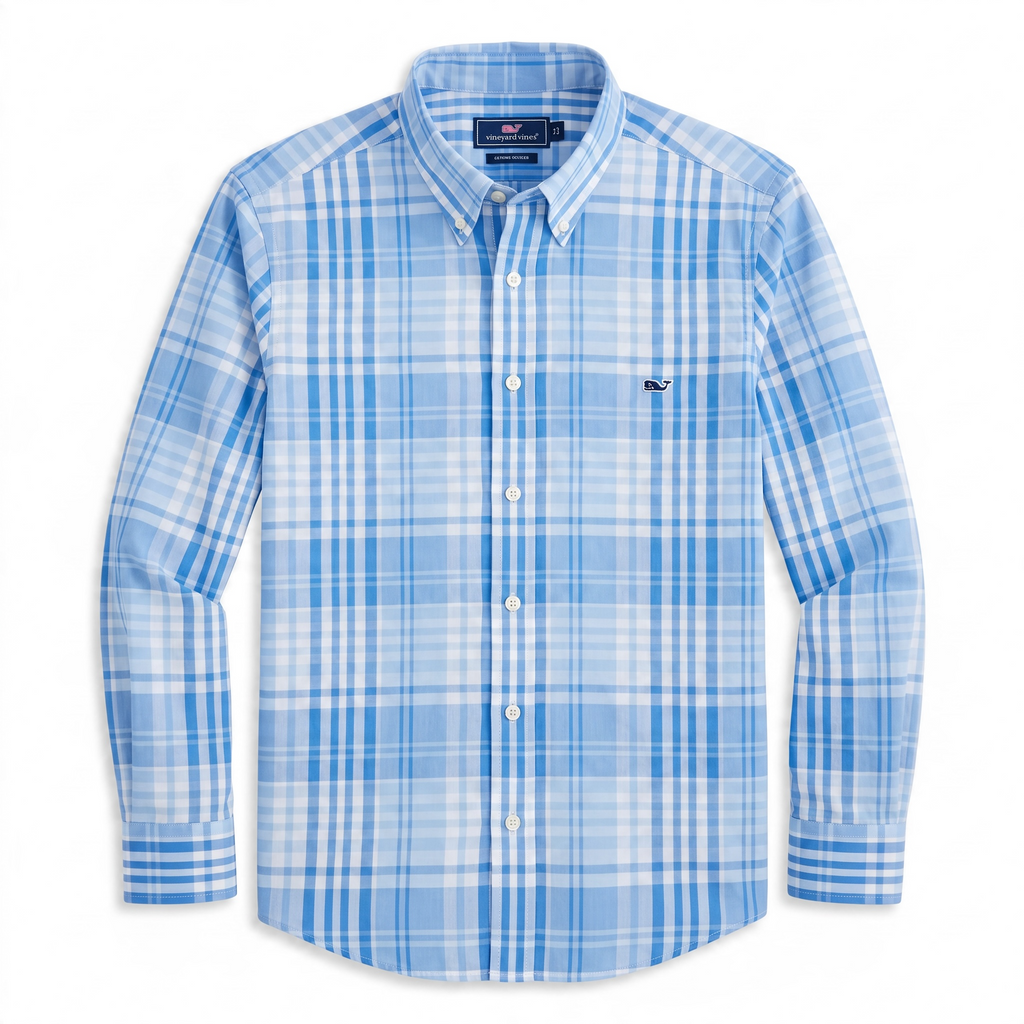 Camisa Vineyard Vines Classic Fit manga larga talla L