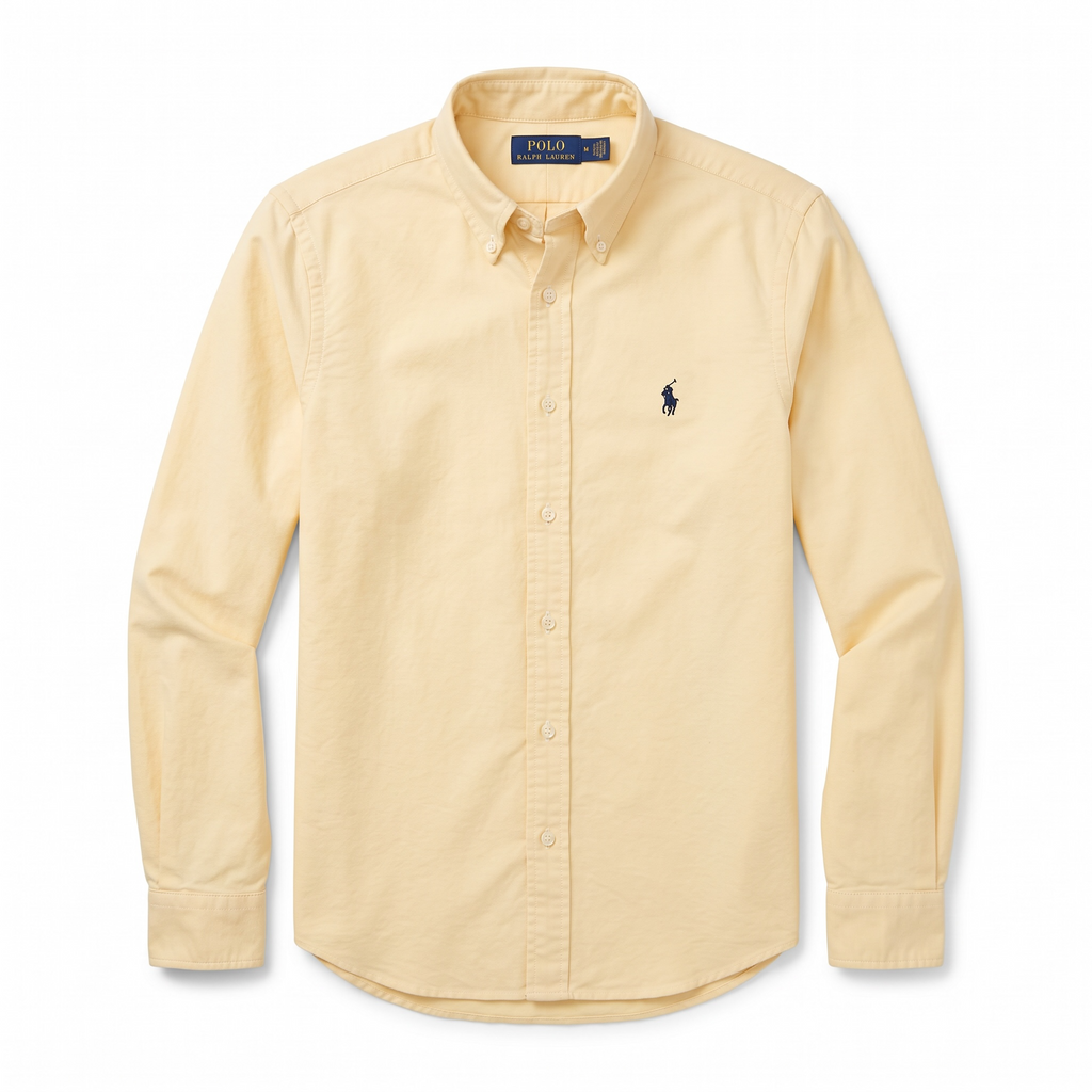 Camisa Polo Ralph Lauren Custom Fit manga larga talla M