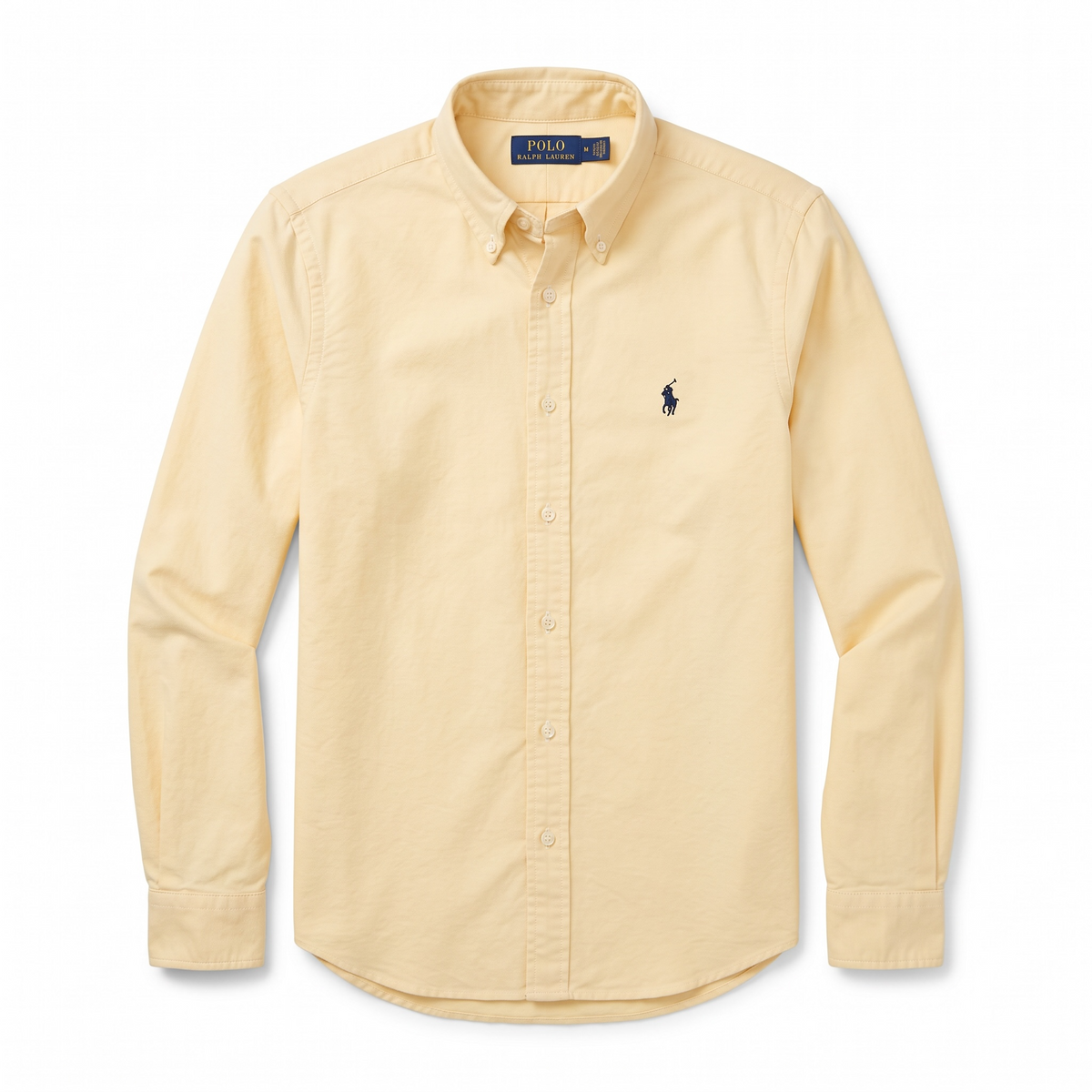 Camisa Polo Ralph Lauren Custom Fit manga larga talla M