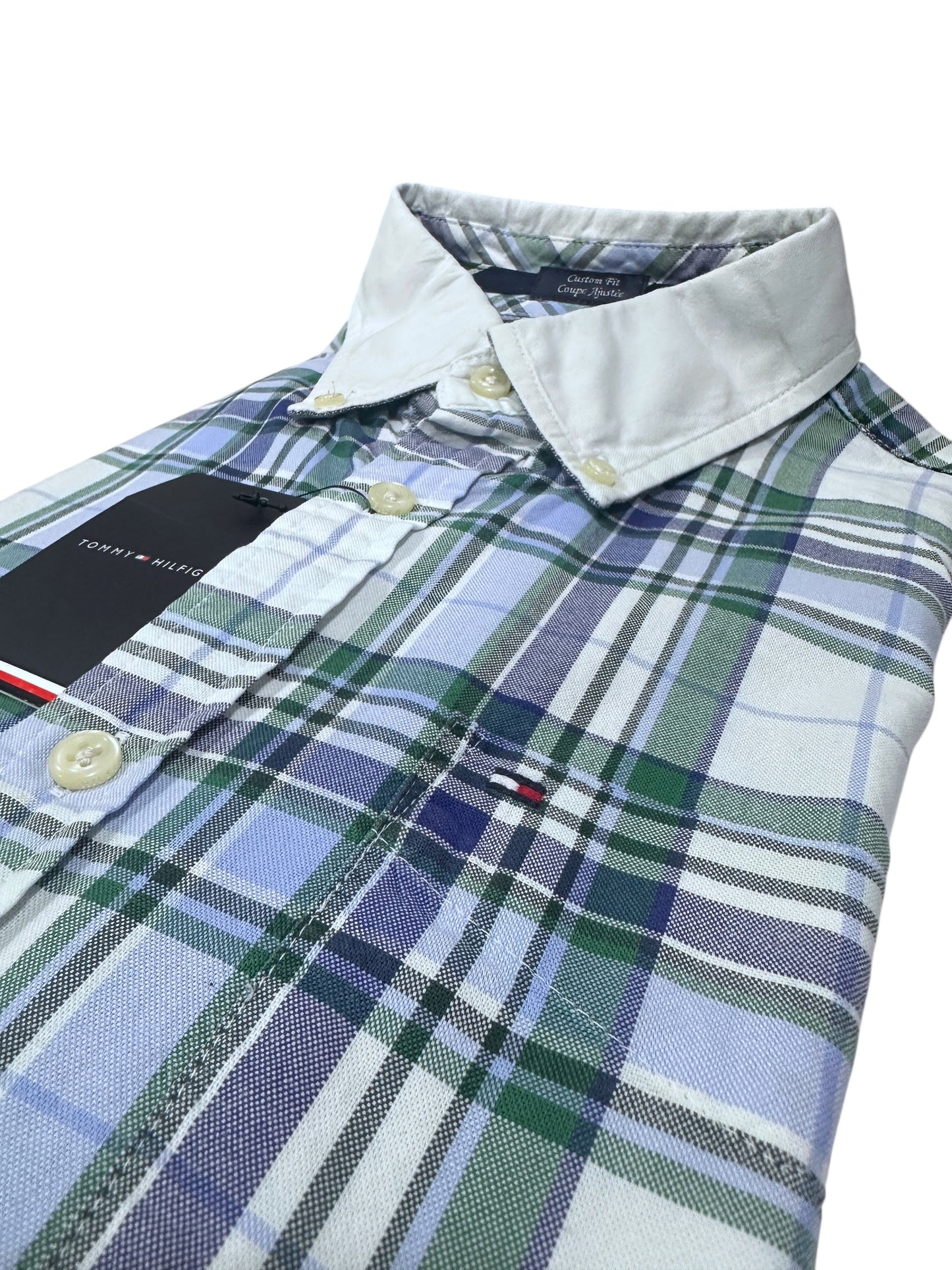 Camisa Tommy Hilfiger Custom Fit Manga Larga Talla S