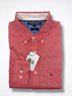 Camisa Tommy Hilfiger Slim Fit manga larga talla M, modelo reducido sirve para S