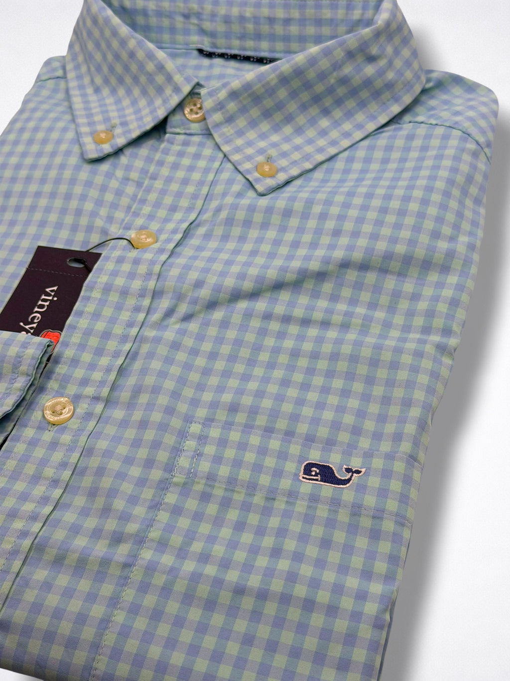 Camisa Vineyard Vines Classic Fit Manga Larga Talla S