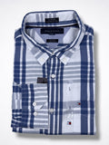 Camisa Tommy Hilfiger Custom Fit manga larga talla L