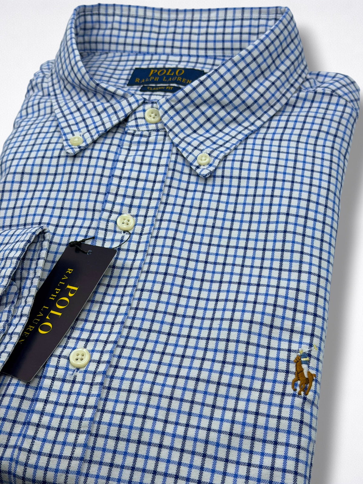 Camisa Polo Ralph Lauren Classic Fit Manga Larga Talla XL