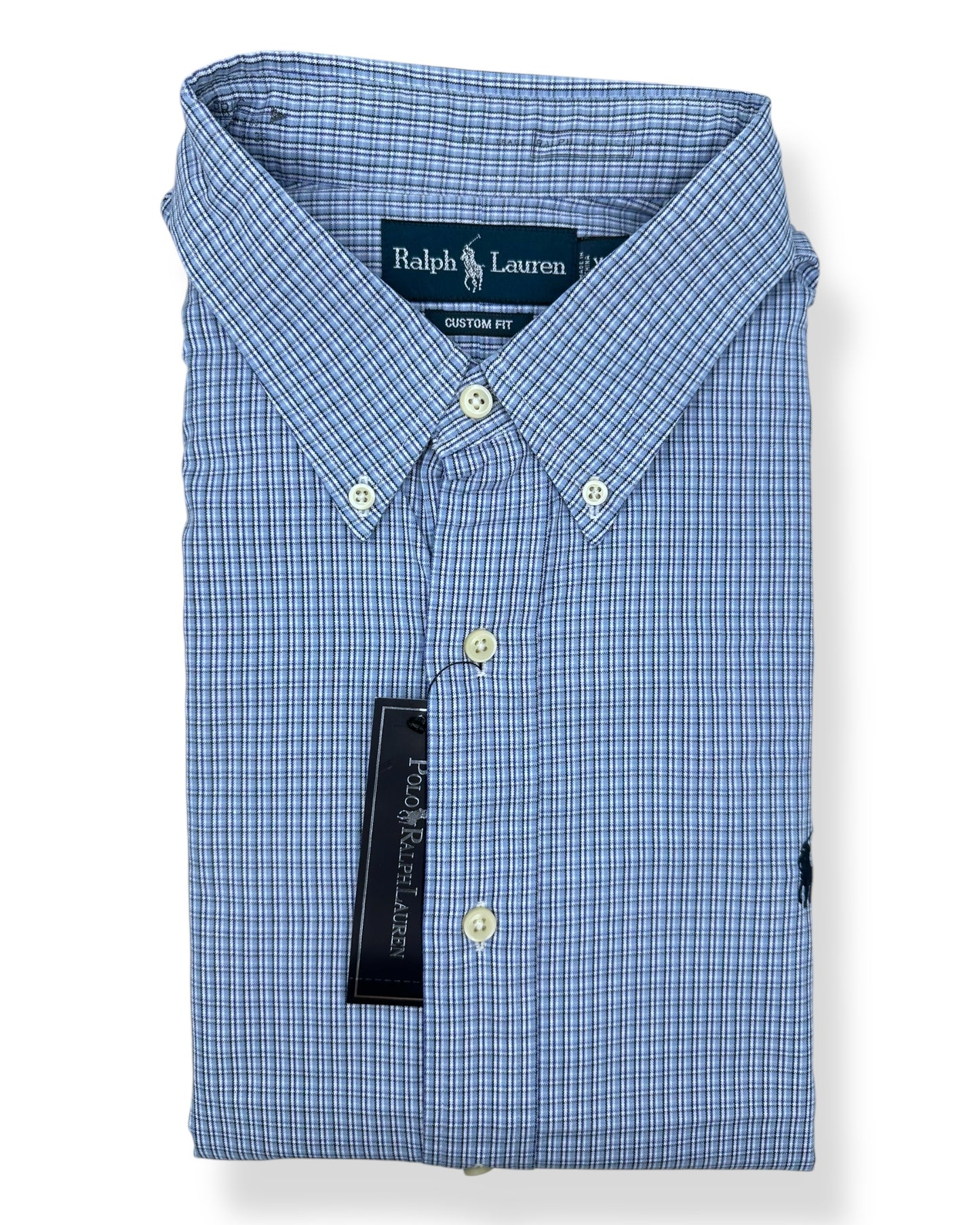 Camisa Polo Ralph Lauren Custom Fit Manga Larga Talla XL