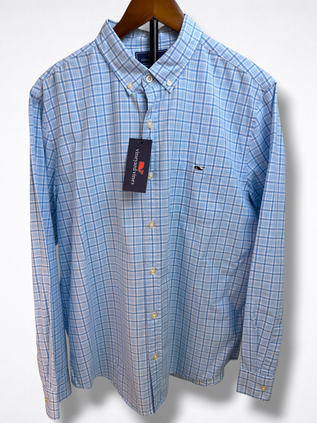 Camisa Vineyard Vines Classic Fit Manga Larga TAlla L